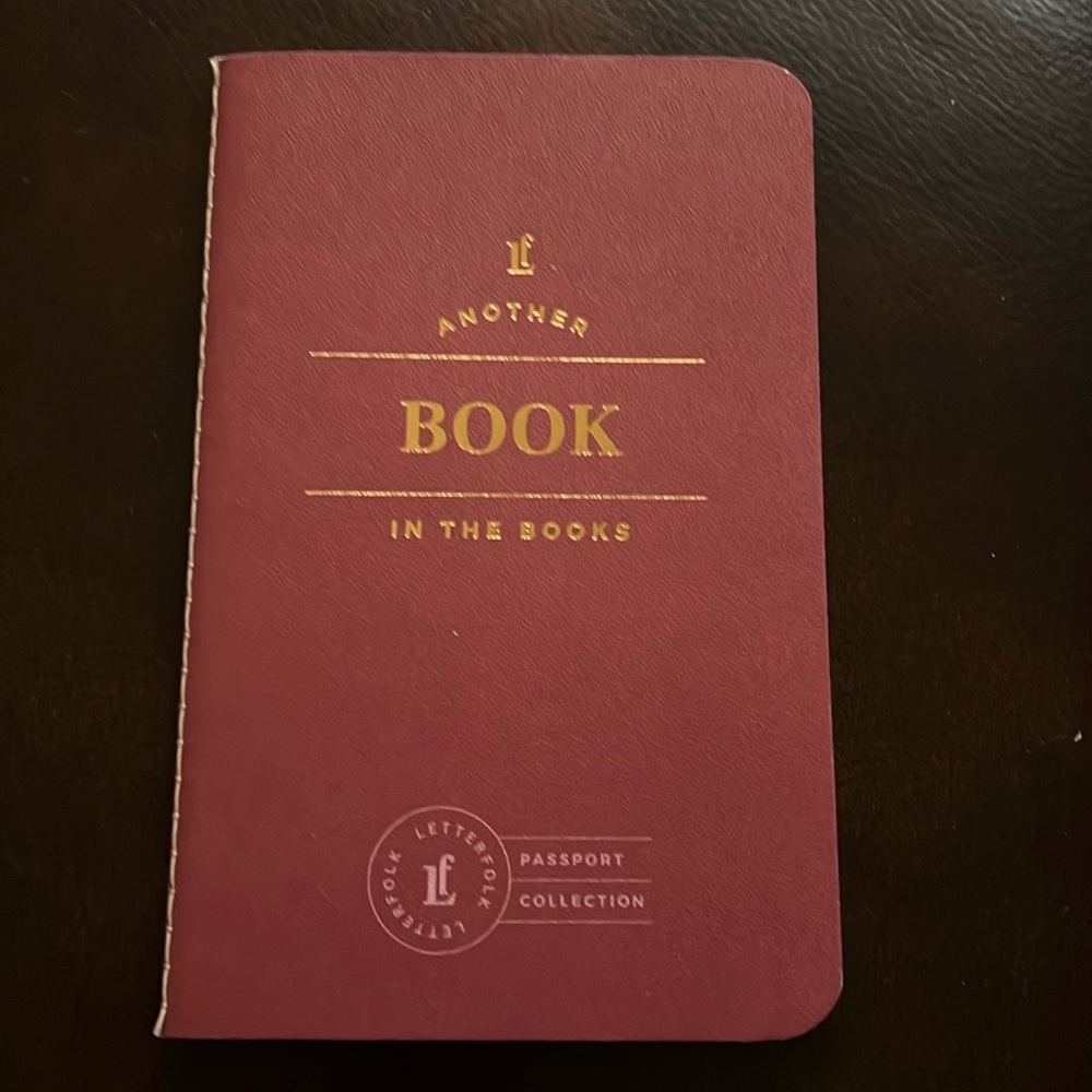 Another BOOK in the Books. Passport Collection book/journal.